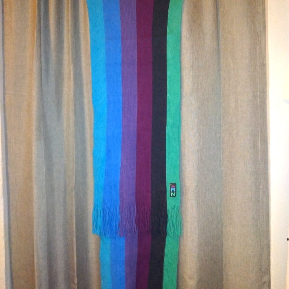 Jewel-toned scarf